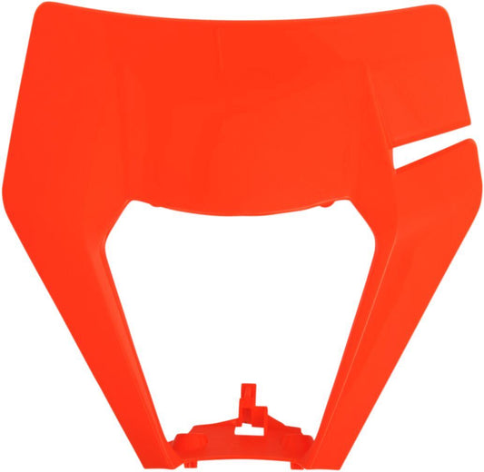 UFO Headlight Plastic For KTM Exc-F 250 17-19 Fluorescent Orange Kt04096-Fflu