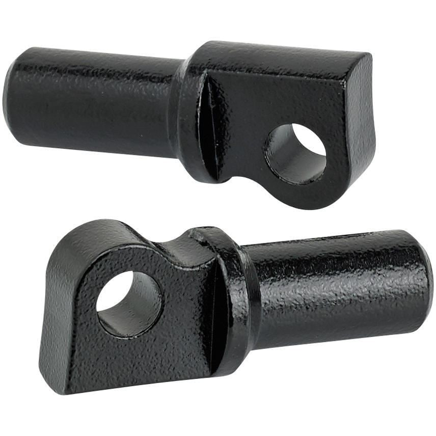 Biltwell Footpeg Clevis Classic Male Mount Adapter in Black Finish