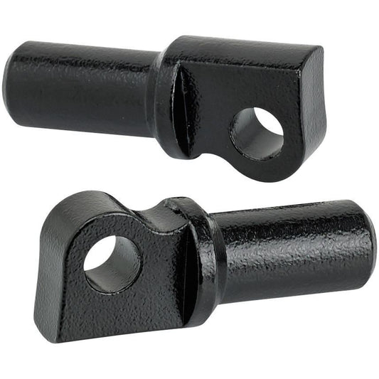 Biltwell Footpeg Clevis Classic Male Mount Adapter in Black Finish