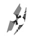 PUIG Radikal Yoke Protector Grey for BMW K1200 R Sport 07-08 6983U