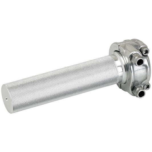 Biltwell Cast Whiskey Throttle 1" Dual - Polished For V-Twin Motorcycle