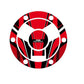 Puig Radikal Fuel Cap Protector Red 4257R
