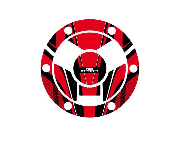 Puig Radikal Fuel Cap Protector Red 4257R