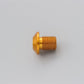Daytona Mirror Plug Bolt GD Right M10 x 1.25 Gold Aluminum CNC Hole Plug 99798