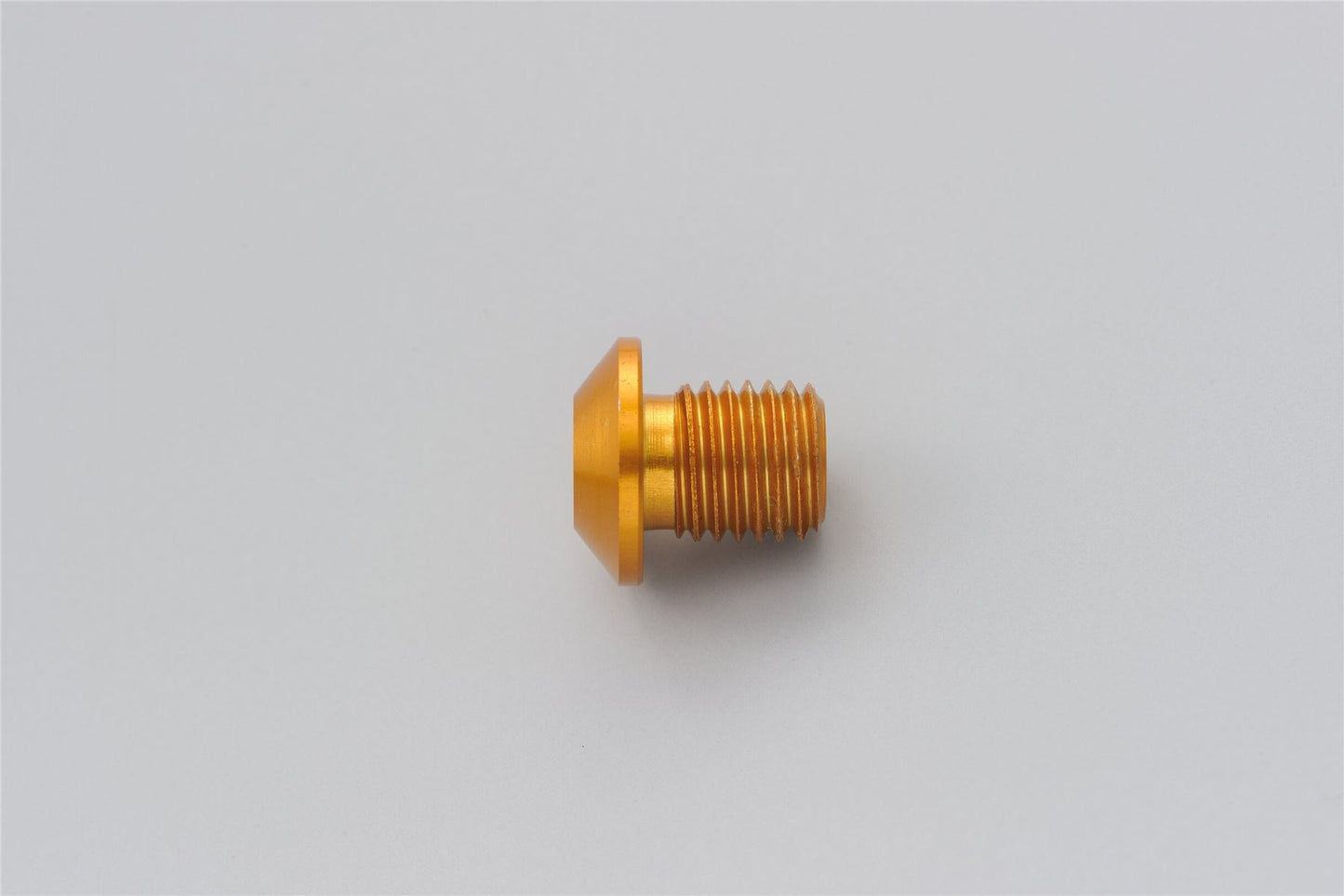 Daytona Mirror Plug Bolt GD Right M10 x 1.25 Gold Aluminum CNC Hole Plug 99798