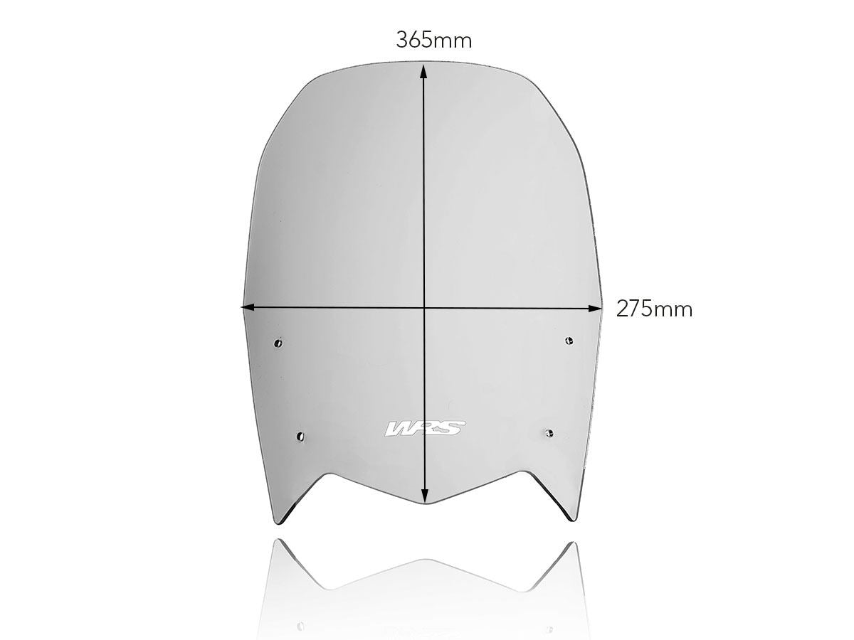 WRS Tour Windscreen Yamaha Ten700 Smoke Ya015f