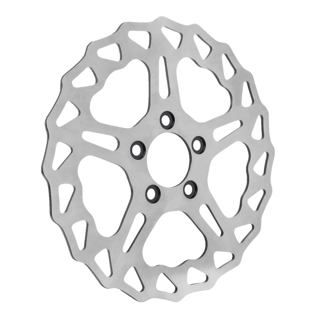 Arlen Ness Rotator Brake Rotor Stainless Steel Silver 5 Hole 300-038