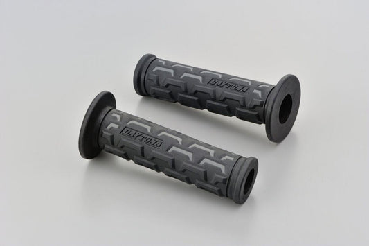Daytona Grippy Grip GGD-Ground Open End Grips 22.2mm Handlebar Black Pair 25179