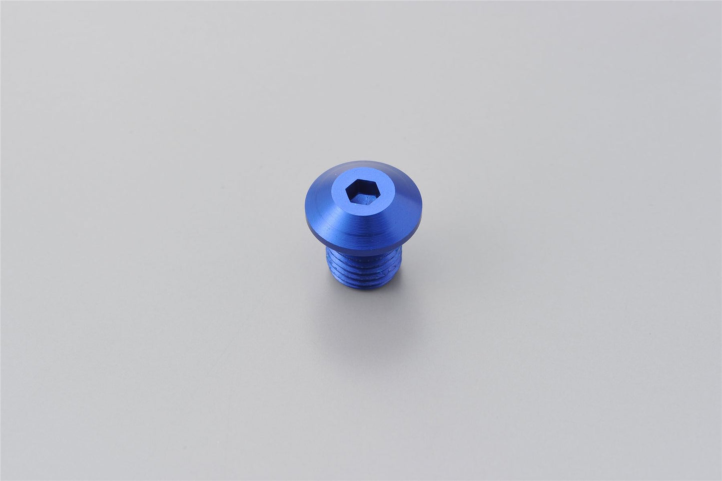 Daytona Mirror Plug Bolt Blue Aluminum M10 x P1.25 Left CNC Hole Plug 99797