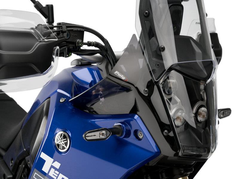 PUIG Front Deflectors Dark Smoke for Yamaha Tenere/Explore/Extreme/Rally 700 19-25 21263F