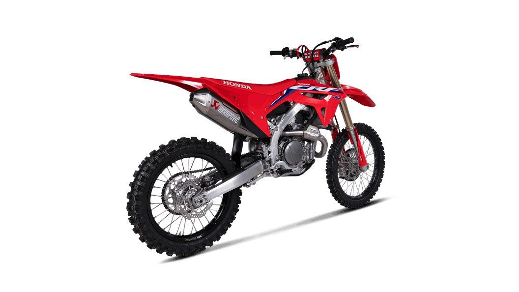 AKRAPOVIC Evolution Line Full Exhaust System Offroad TI HONDA CRF450R 21-24 S-H4MET16-FDHLTA