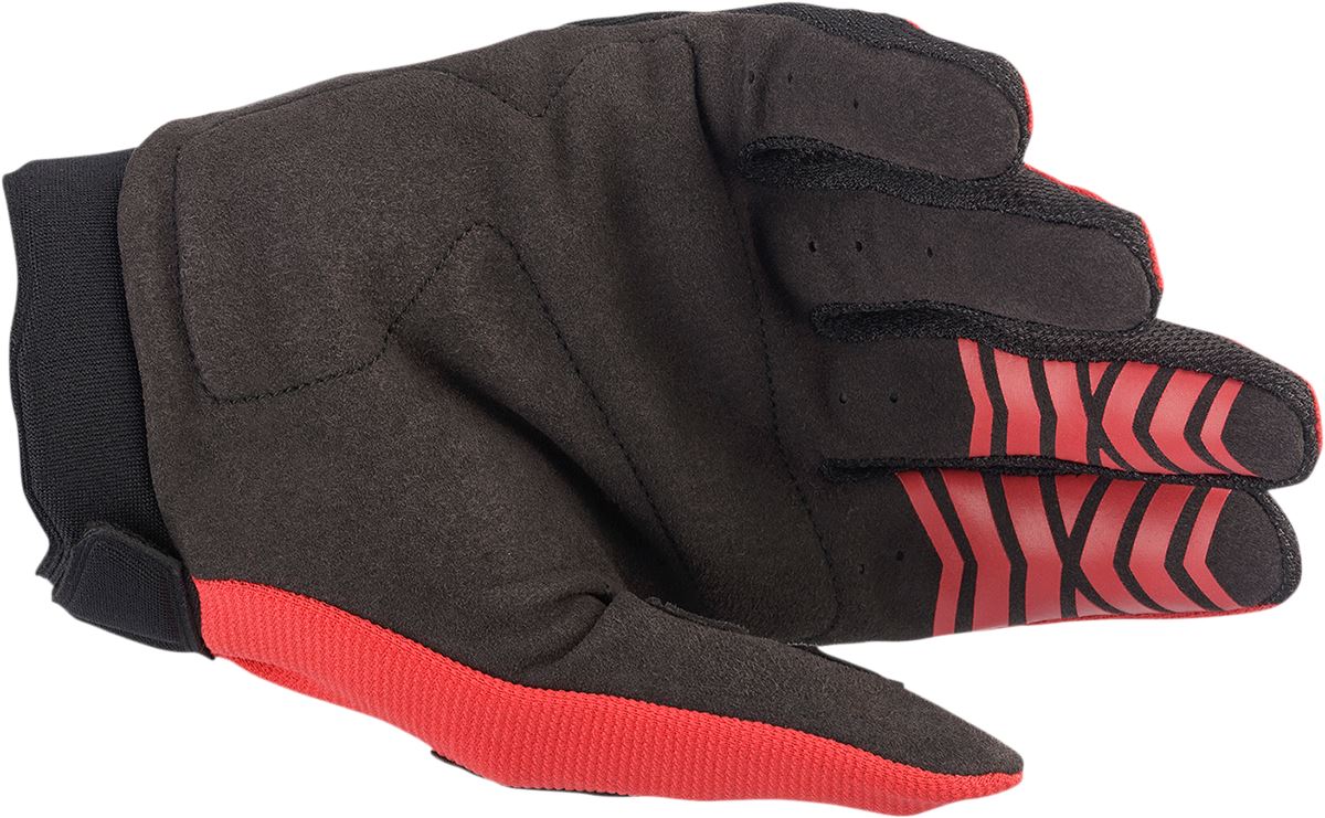 Alpinestars Youth Full Bore Gloves Red Black White