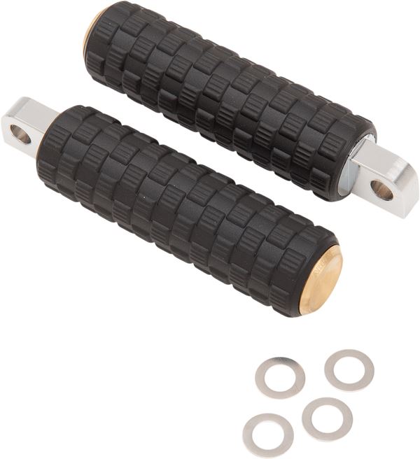 Arlen Ness Fusion Male-Mount Footpegs Brass For HD FLTRX 1923 ABS 00-25 07-964