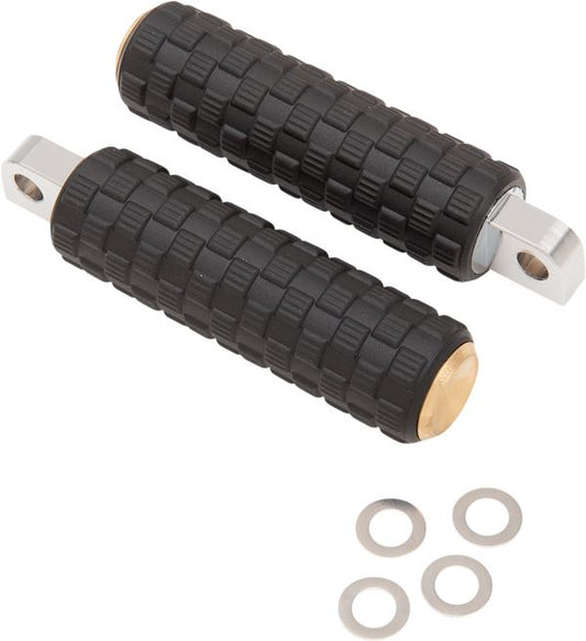 Arlen Ness Fusion Male-Mount Footpegs Brass For HD FLTRX 1923 ABS 00-25 07-964