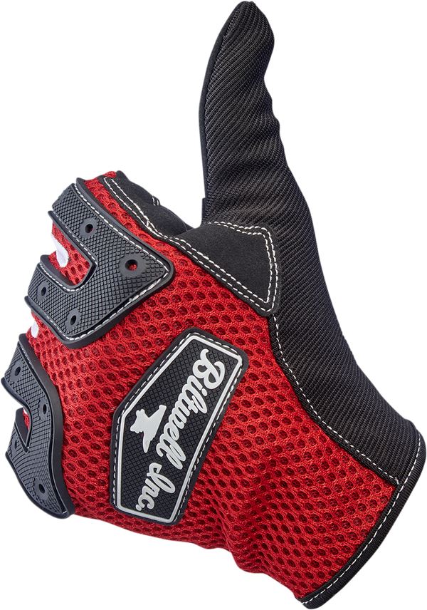 Biltwell Motorcycle Gloves Anza Red/Black