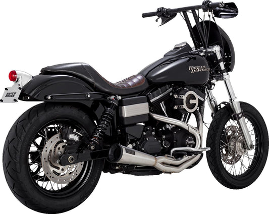 Vance & Hines 2-into-1 Upsweep Exhaust System For HD FXDC 1584 89-09 27635