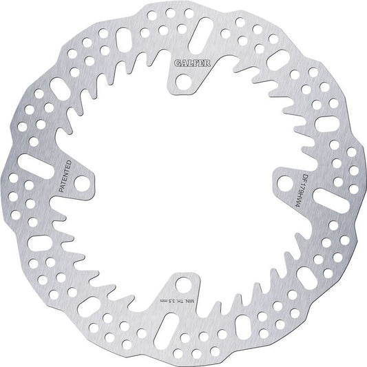 Galfer Brake Rotor Shark Fixed For Kawasaki KX 250 2003-2024 Silver DF179HW4