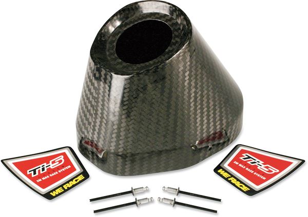 Pro Circuit Replacement End Cap Black Carbon Fiber Each PC4022-0003