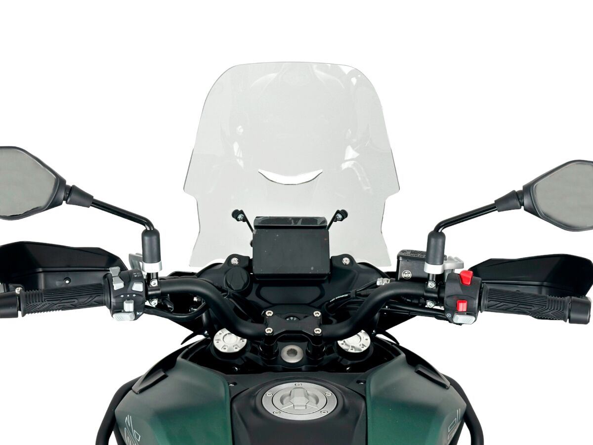 WRS Windscreen Caponord For Benelli TRK 702/X Clear Predrilled Fixed BE007T