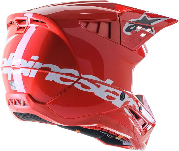 Alpinestars Supertech Corp Red SM5 Mx Helmet