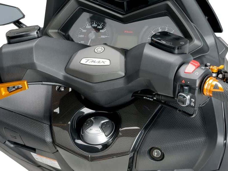 PUIG Ignition Protective Cover Carbon for Yamaha TMax 530 12-16 8071C