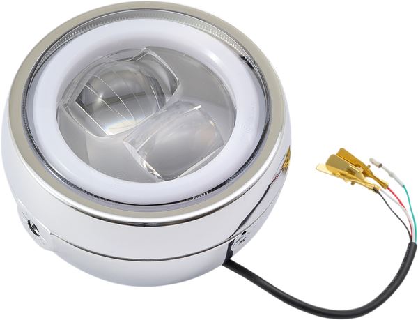 Daytona LED Chrome Driving Light ECE Approved 12V Headlight Capsule 88634