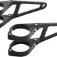 Daytona CNC Milled Black Handlebar Fit ECE Approved Mounting Bracket 88619