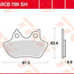 Trw SH Series Rear Brake Pads For Harley FLHRSE4 1800 2006-2008 MCB799SH