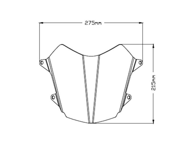 PUIG Headlight Protector Clear for Yamaha Tenere/Explore/Extreme/Rally 700 19-25 3733W
