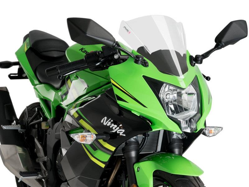 PUIG Z-Racing Screen Carbon Look for Kawasaki Ninja 125 19-25 3539C