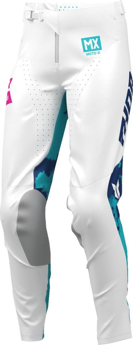THOR Women's Launchmode Bleach Pants White/Blue