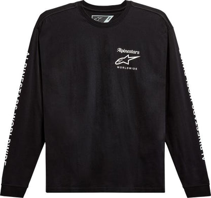 Alpinestars Authenticated Long Sleeve T-Shirt Black White