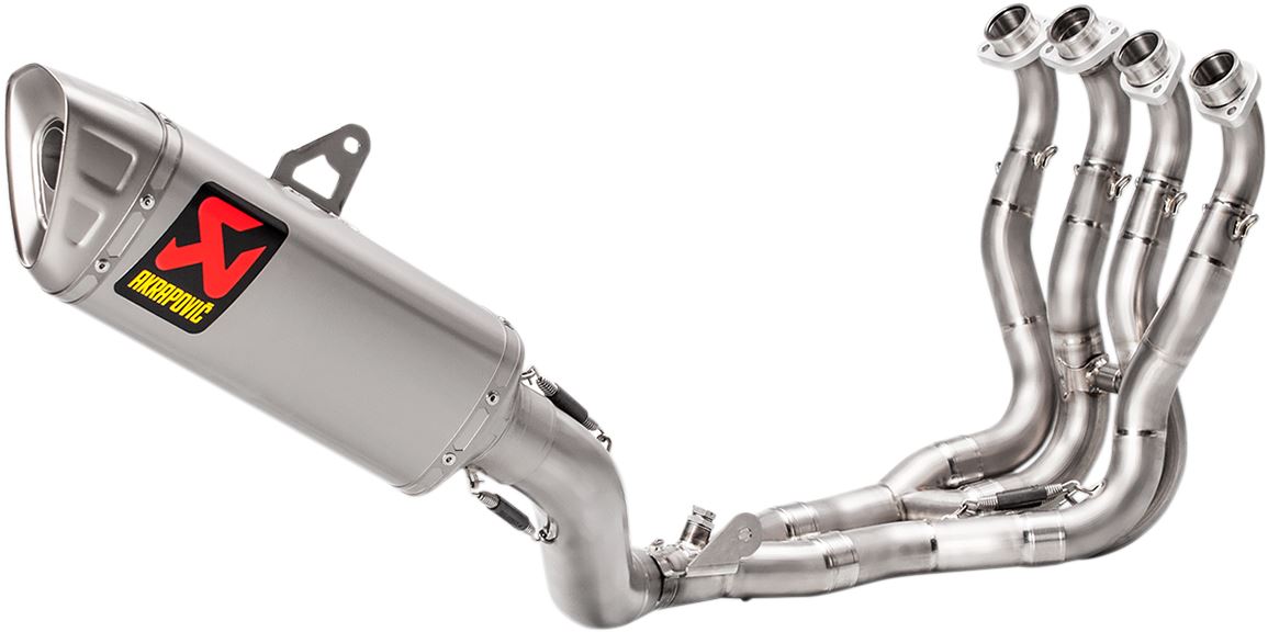 Akrapovic Evolution Line Exhaust System Silver TI For Suzuki GSX-R 1000 17-24 S-S10E3-APLT