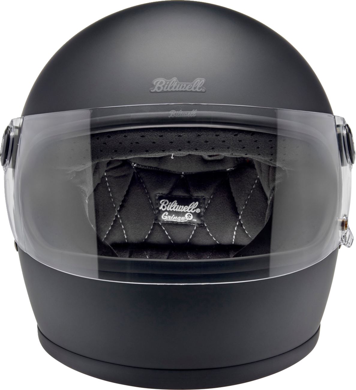 BILTWELL Gringo S White, Black Motorcycle Helmet
