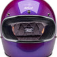 BILTWELL Gringo Purple Motorcycle Helmet