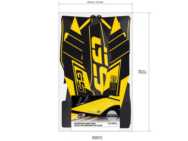 UNIRACING Decal Kit R1250GS 40TH YW K50572