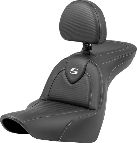 Saddlemen Roadsofa CF Seat Black For Harley Davidson FXLRS 1923 18-24 818-29-185BR