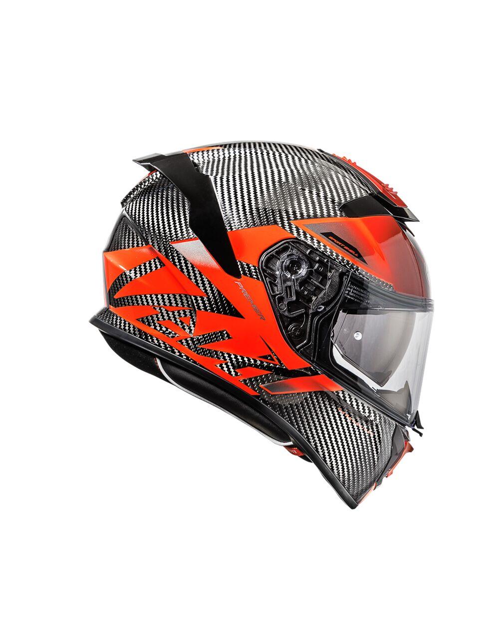 PREMIER HELMETS Devil Carbon Black Motorcycle Helmet