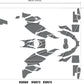 UNIRACING Decal Kit R1250GS 40TH YW K50572