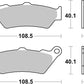 Sbs SI Offroad Sintered Brake Pads For KTM RALLY 450 2011-2024 674SI