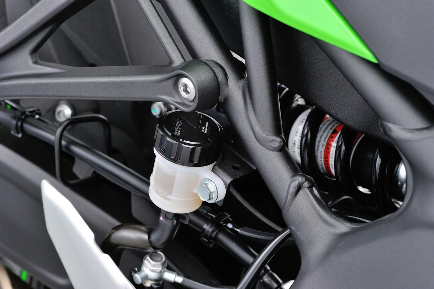 Daytona Rear Master Cylinder Cap Black Anodized Kawasaki Z 900 2017-2026 80637