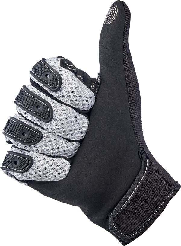 Biltwell Motorcycle Gloves Anza White/Black