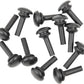 Arlen Ness Deep Cut Floorboard Replacement Rubber Insert Aluminum 16 Pack 06-847