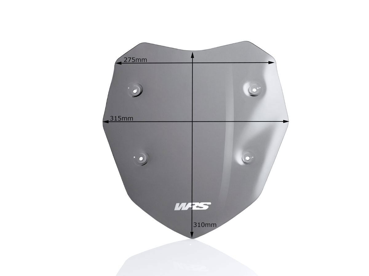 WRS Windscreen Sport BMW S1000xr Dark Smoke Bm041fs