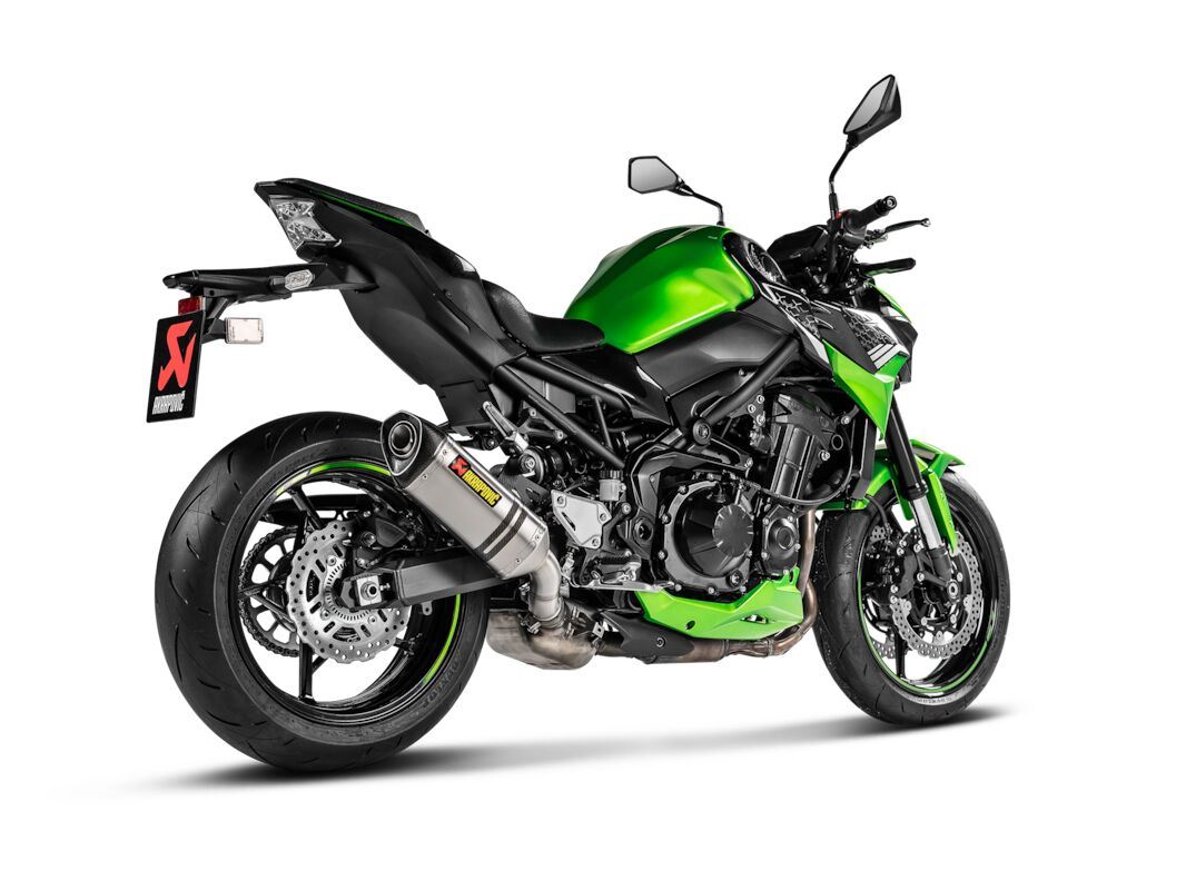 Akrapovic Titanium Slip-On Line Muffler For Kawasaki Z 900 ABS 2025 S-K9SO11-HZT