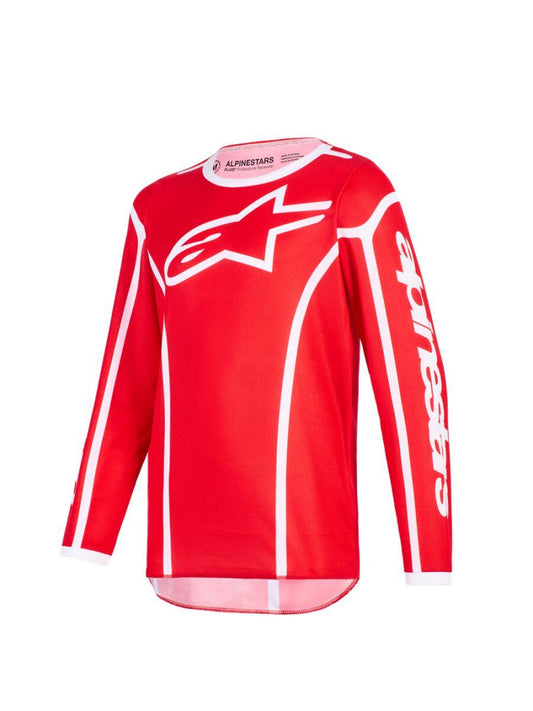 ALPINESTARS Youth Fluid Apex Jersey RED/WHITE 2025 Model