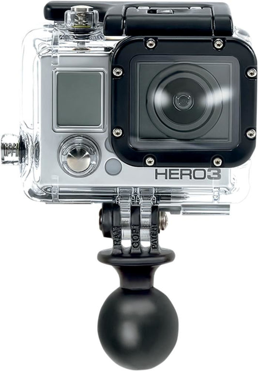 Ram Mounts 1 in. Diameter Ball with Custom GoPro Camera Adapter - RAP-B-202-GOP1