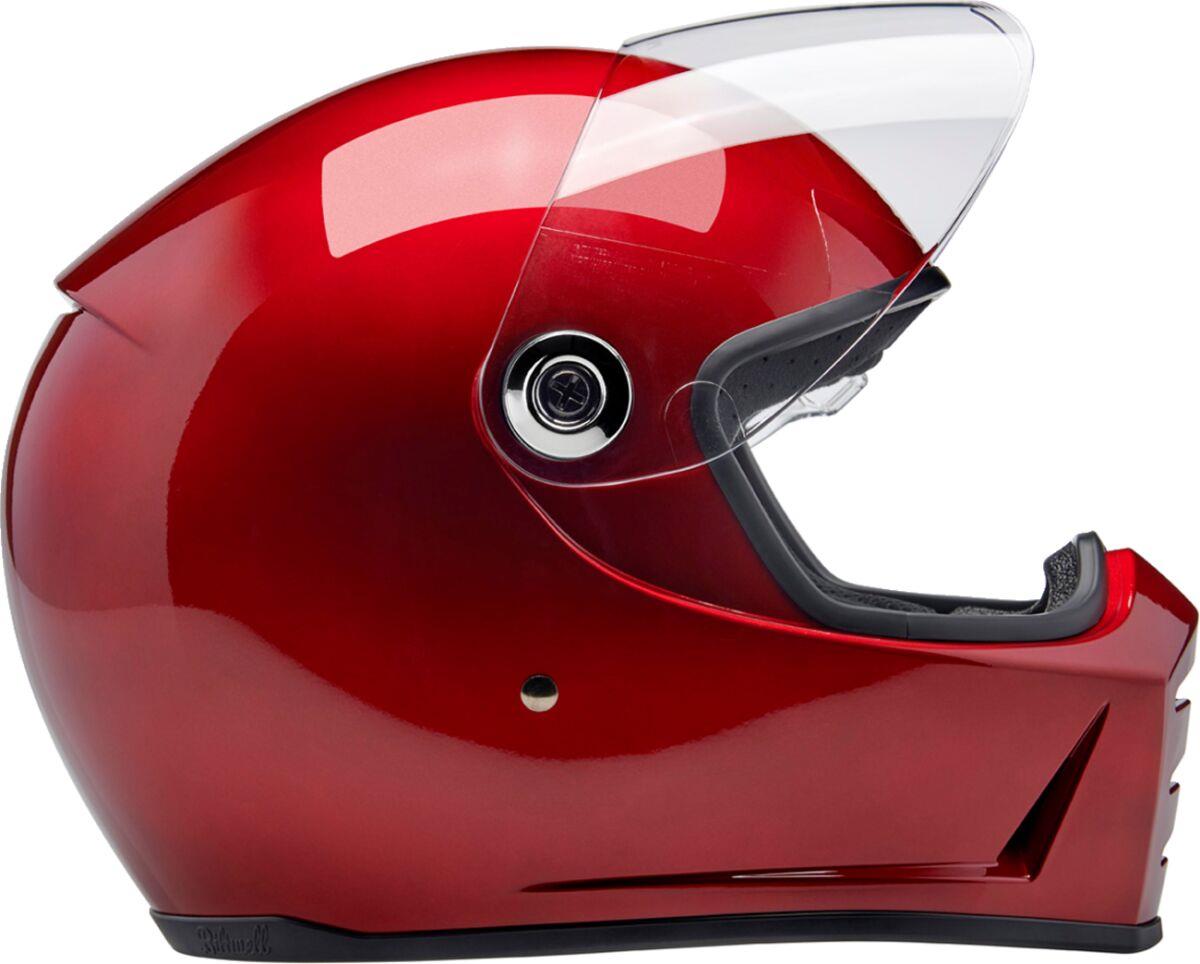 BILTWELL Lane Splitter Red Motorcycle Helmet
