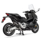 Akrapovic Slip-On Line Muffler TI/CF Black For Honda X-ADV 750 17-23 S-H7SO4-HRTBL