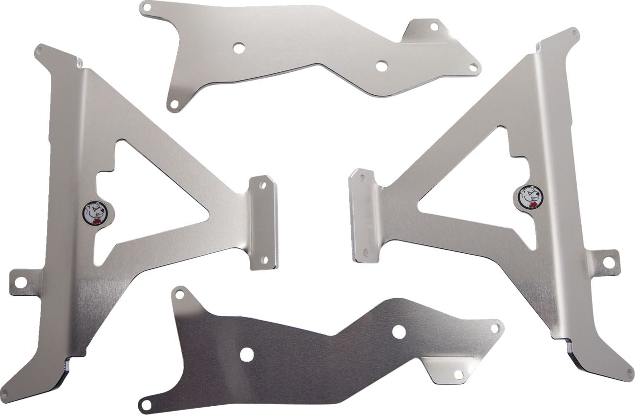 AXP Racing Radiator Braces For Honda CRF 250 R 2021-2024 Aluminium Red AX1598